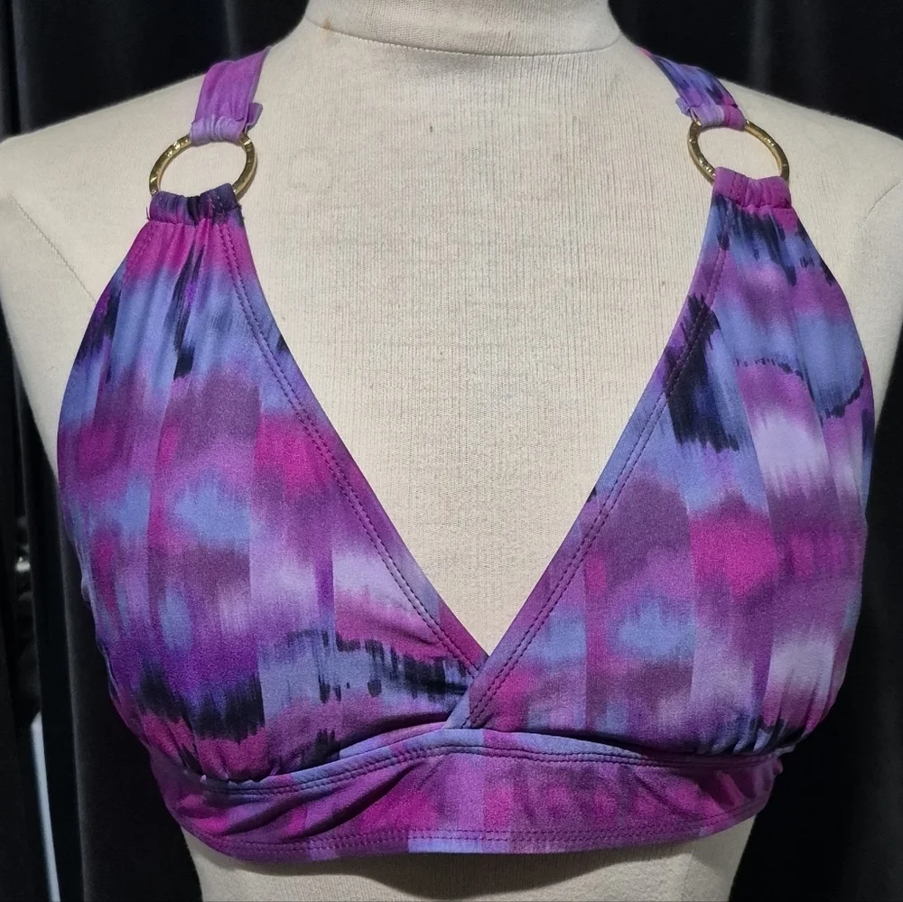 Purple Halter Bathing Suit